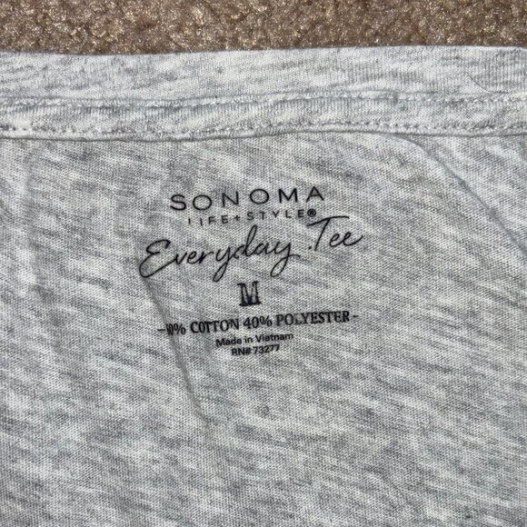Bundle of 4 Slub Knit Sonoma Everyday T-Shirts M - Picture 5 of 9